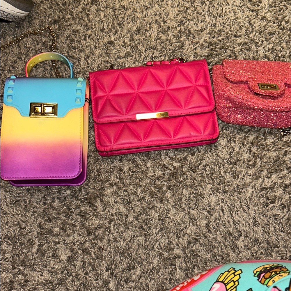 Colorful Handbag Trio